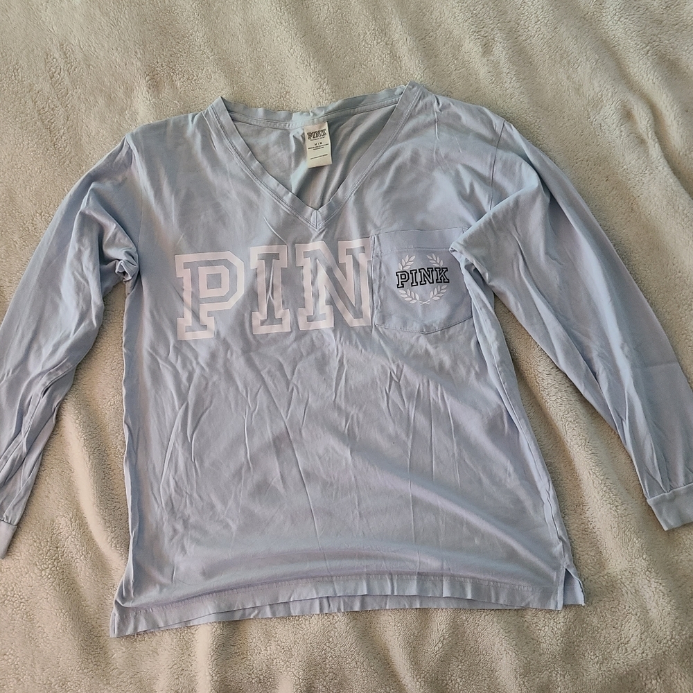 V neck long sleeve